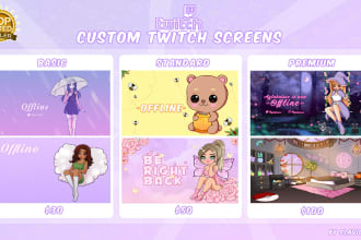 create custom offline screen for your twitch channel