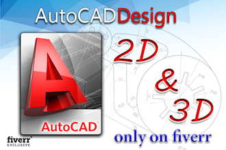 do autocad 2d and 3d drawing