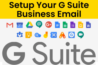 expertly setup google workspace domain email accounts