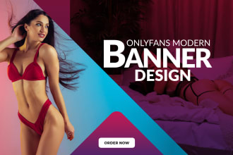 design an eye catching onlyfans banner and logo with custom fx
