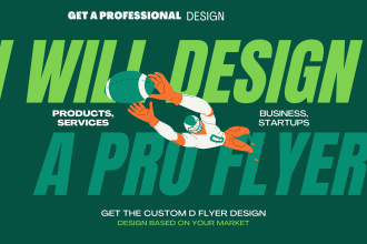 design your flyer, leaflet, poster, advertisement