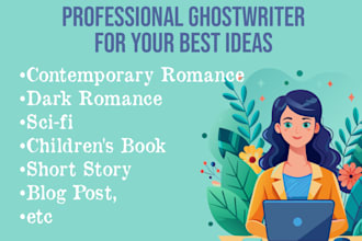 ghostwriter a captivating romance or fiction story