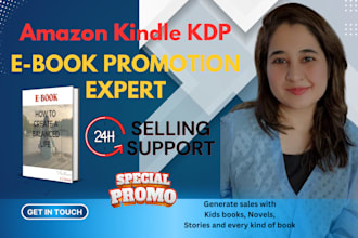 promote ebooks, audiobooks, amazon kindle promotion or ebook marketing