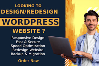 build, redesign your responsive wordpress website