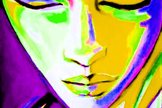 draw digitally abstract art or illustration