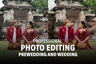 creat photo editing wedding and prewedding