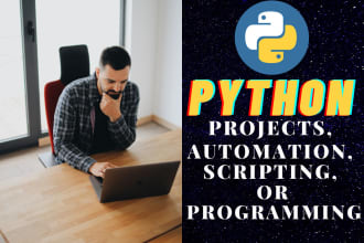 做任何python项目，自动化，python脚本或GUI