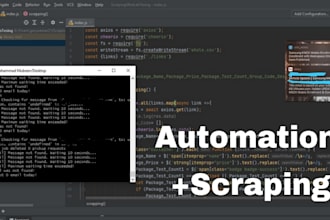 do scraping and automation with nodejs cheerio and puppeteer