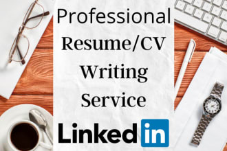 write professional resume, cv, cover letter and linkedin profile