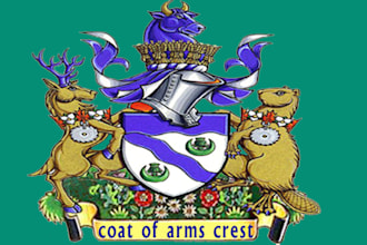 do modern luxury coat of arms crest heraldry logo branding for you business