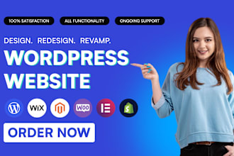design, redesign, revamp wordpress website for your business