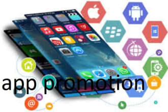 mobile app promotion app marketing, game promotion