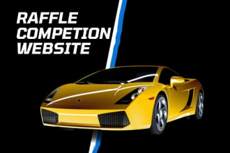 create amazing a competitions, raffles website in wordpress
