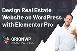 design and develop real estate website on wordpress