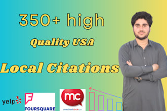 do  350 USA local citations and directory submission