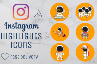 create instagram highlights cover icons in 24h