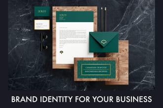 do a custom logo with corporate brand identity