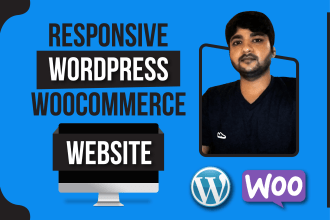 design and develop responsive wordpress woocommerce website