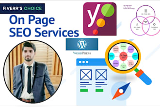 on page SEO off page and technical optimization of wordpress site