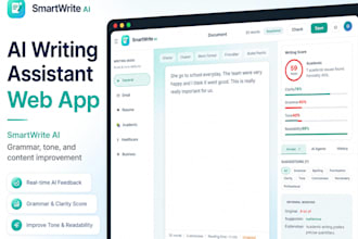build an ai writing assistant or grammar checker web application