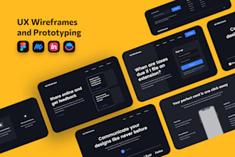design UX wireframes for your mobile app and web site