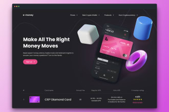 do professional figma website and UI UX landing page design
