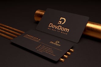 design business card, thank you card