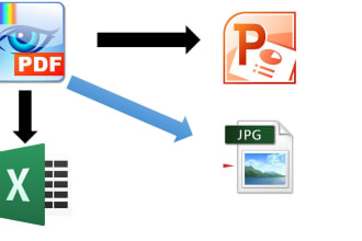 convert image, scanned PDF to word, excel, powerpoint
