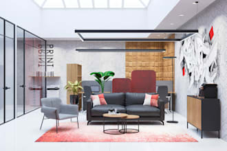 provide your creative office interior design