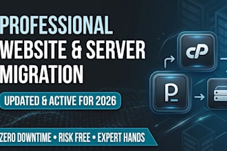 provide professional cpanel, plesk, or wordpress server migration