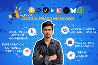 be your social media marketing manager and content creator