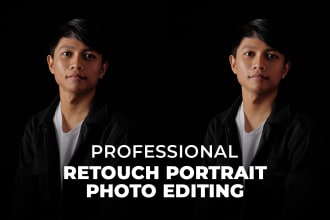 do beauty retouch portrait photo editing