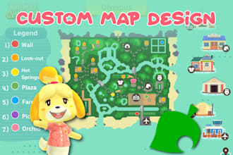 design you a custom island layout on animal crossing new horizons