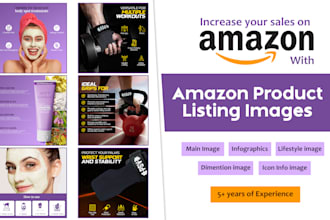 design amazon listing images, and infographic images