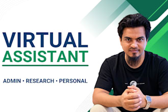 be your virtual assistant for admin and research