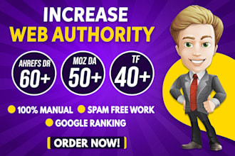 increase domain rating ahrefs DR ur domain authority da trust flow tf
