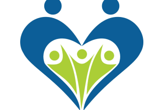 design charity logo with new concept