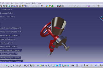 share a dafting of wheat grinding machine in catia