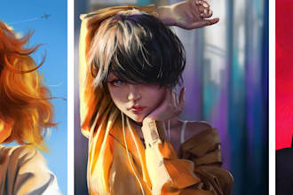 draw a stylized or realistic portrait of your photo