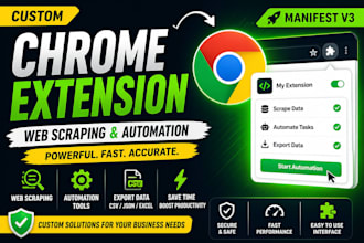 build chrome extension for web scraping and lead automation