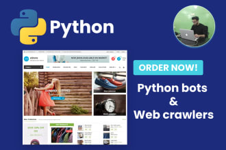 write bots and a web crawlers in python