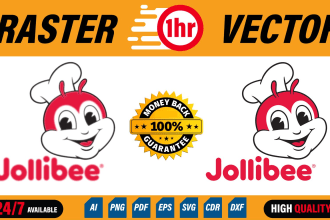 vector tracing, trace, redraw, convert logo to vector