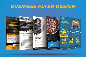 design business flyer, one pager, sale sheet, dl, marketing materials