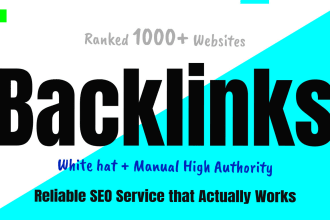 do off page SEO and build backlinks on quality websites