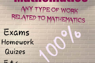 assist you in math problems, assignments and quiz