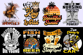 do custom graphic t shirt design for your pod business