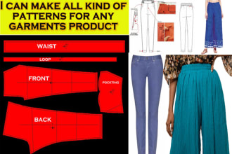 do any type of clothing sewing pattern making and grading