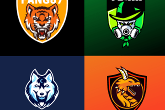 do modern mascot , gaming , sports logo