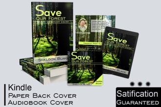 do paperback,ebook cover,kindle and audio book