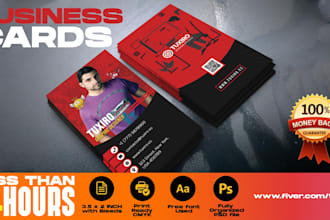 design business card and brand identity
